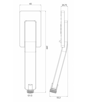 Смеситель Omnires Fresh SYSFRW01CR