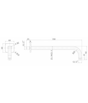 Кронштейн Omnires RA15CRB