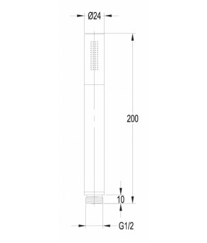 Душова лійка Omnires Microphone MICROPHONE-RBL