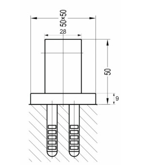 Держатель Omnires 8876ACR