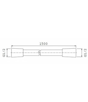 Шланг душовий Omnires Silver Silver-X150SL