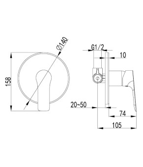 Смеситель Imprese Kucera VR-30105