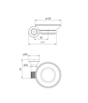 Мыльница Imprese BRENTA ZMK091908250