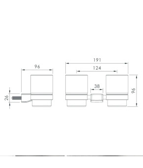 Склянка Imprese GRAFIKY ZMK041807240