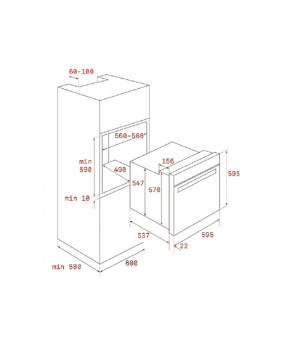 Духова шафа Teka WISH Rustica HRB 6300 AT 111010010