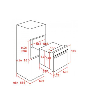 Духовой шкаф Teka WISH UrbanColor HLB 8400 P 111000009