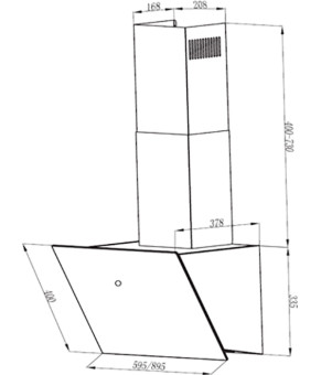 Вытяжка Faber VRT BK A90 2LS