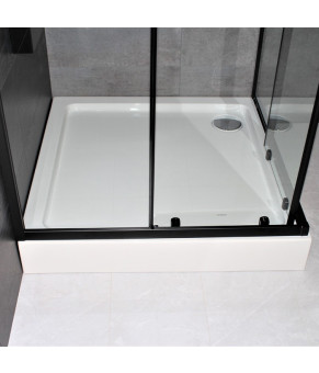 Душевая кабина Dusel EF-184B Black Matt 900x900x1900 518491