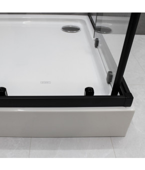 Душевая кабина Dusel EF-184B Black Matt 900x900x1900 518491