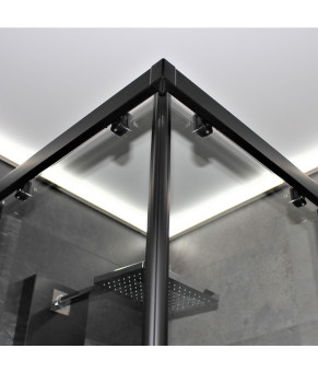 Душевая кабина Dusel EF-184B Black Matt 900x900x1900 518491