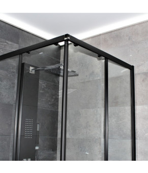 Душевая кабина Dusel EF-184B Black Matt 900x900x1900 518491
