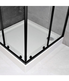 Душевая кабина Dusel EF-184B Black Matt 900x900x1900 518491