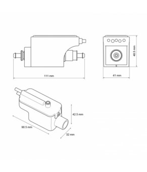 Насос отвода конденсата Siccom MAXI ECO Flowatch DDE40LCC300