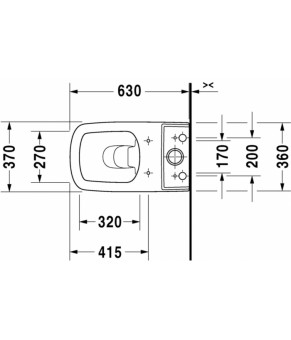 Унитаз комбинированный Duravit DuraStyle 2155090000