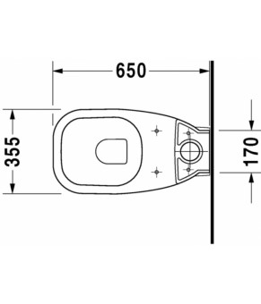 Унитаз комбинированный Duravit D-Code 21180900002