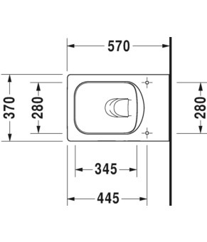 Унитаз подвесной Duravit Vero Air Rimless 2525090000