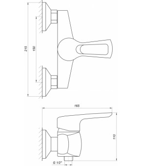 Смеситель для душа Globus Lux SEVA GLSV-0105