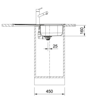 Кухонная мойка Franke Spark SKL 611-79 Нержавеющая сталь 101.0598.809