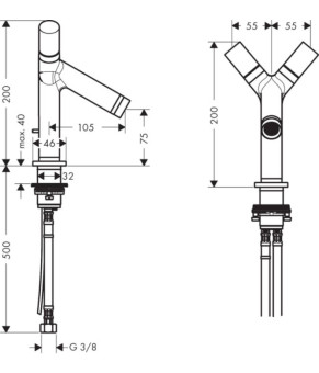 Смеситель Axor Starck 10030000