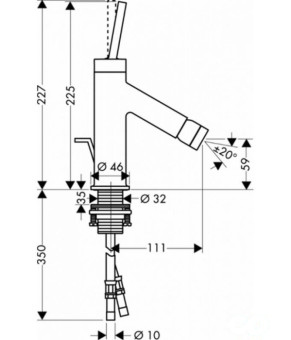 Смеситель Axor Starck 10116000