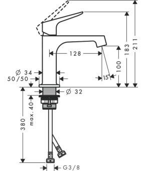 Смеситель Axor Citterio 34017000