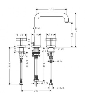 Смеситель Axor Citterio 39153000