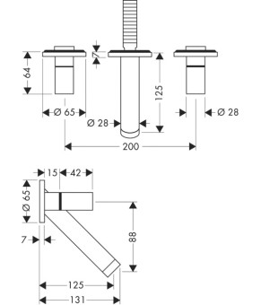 Смеситель Axor Starck 10313000