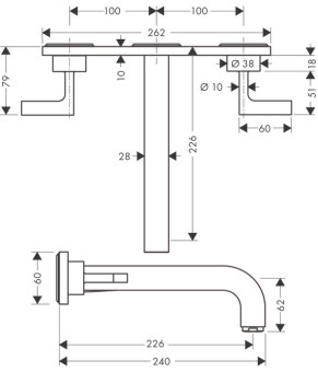 Смеситель Axor Citterio 39148000