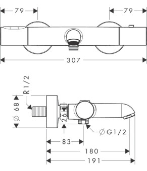Смеситель Axor Citterio M 34435000