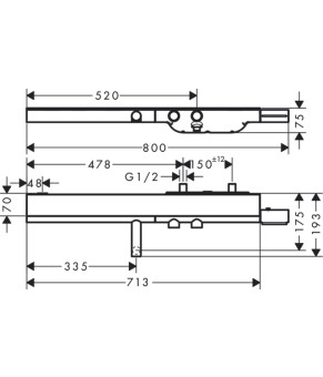 Смеситель Axor Thermostatic 45420000