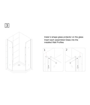 Душевая кабина ASIGNATURA Turia 90x90 39020409