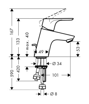 Смеситель Hansgrohe Focus 31132000