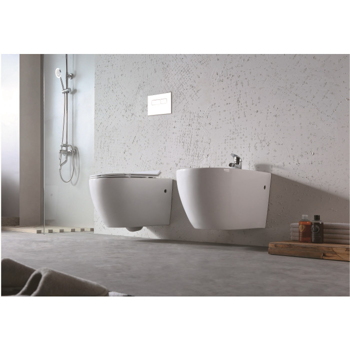 Унитаз подвесной Dusel BELISI DWHT10200930R с сиденьем Soft Close
