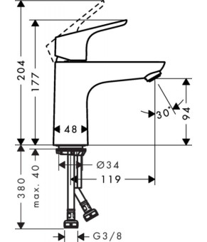 Смеситель Hansgrohe Focus 31509000