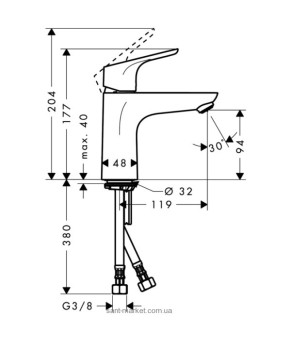 Смеситель Hansgrohe Focus 31513000