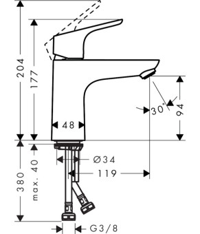 Смеситель Hansgrohe Focus 31517000