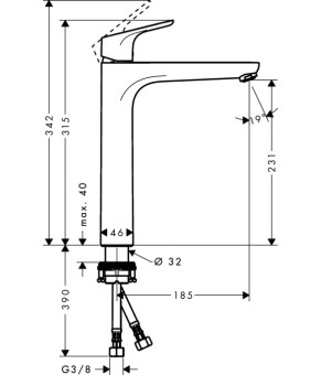 Смеситель Hansgrohe Focus 31532000