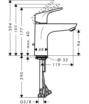 Смеситель Hansgrohe Focus 31657000