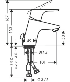 Смеситель Hansgrohe Focus 31732000