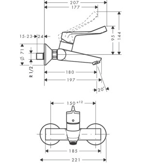 Смеситель Hansgrohe Focus 31913000