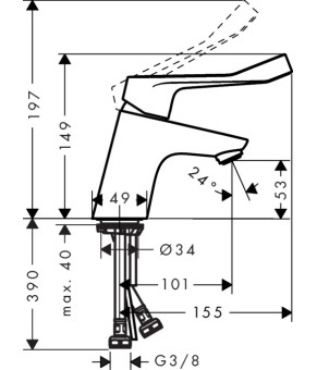 Смеситель Hansgrohe Focus 31914000