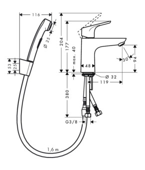 Смеситель Hansgrohe Focus 31927000