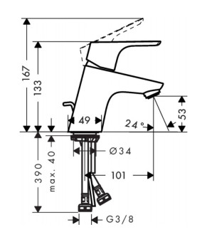 Смеситель Hansgrohe Focus 31951000