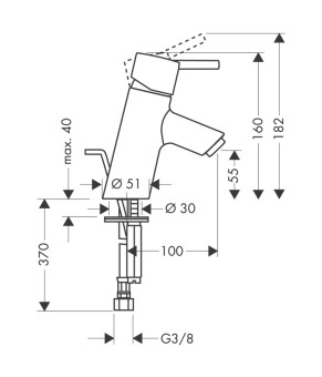 Смеситель Hansgrohe Talis S 32020000
