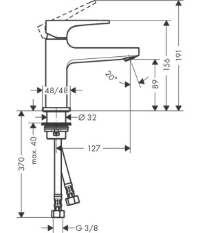 Смеситель Hansgrohe Metropol 32500700
