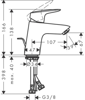 Смеситель Hansgrohe Logis 71072000