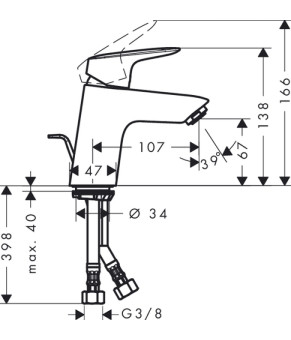Смеситель Hansgrohe Logis 71170000