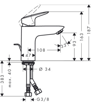 Смеситель Hansgrohe Logis 71171000