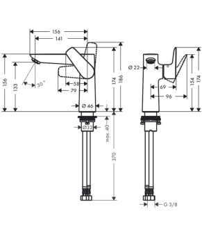 Смеситель Hansgrohe Talis E 71755000
