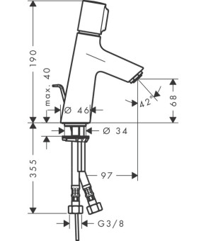 Смеситель Hansgrohe Talis Select S 72040000